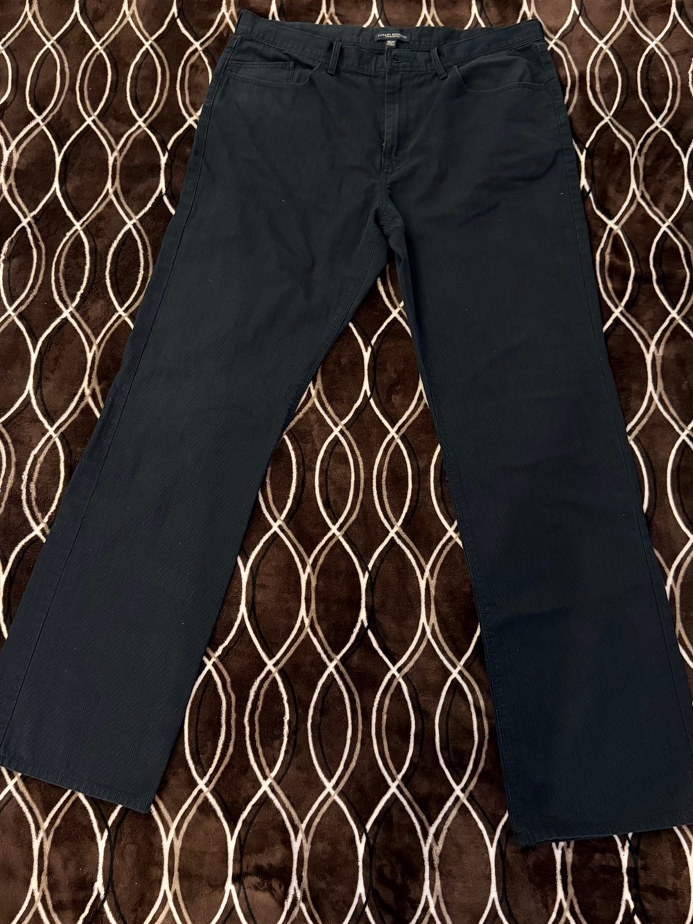 Banana Republic Men's Black Chinos - Straight Fit